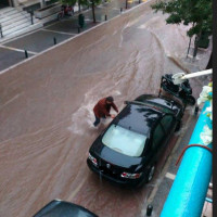Νέα καταιγίδα πλημμύρησε τους δρόμους στην πόλη της Κοζάνης! Δείτε το βίντεο και φωτογραφίες