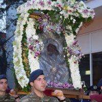 Λιτανεία της Iερής Eικόνας της Παναγίας Ζιδανιώτισσας στην Κοζάνη