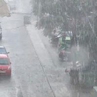 Χαλαζόπτωση μετά από μέρες στην Κοζάνη – Δείτε το βίντεο