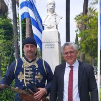Στις εκδηλώσεις για τα 199 χρόνια από την έξοδο του Μεσολογγίου ο Δήμαρχος Βοΐου Χρήστος Ζευκλής